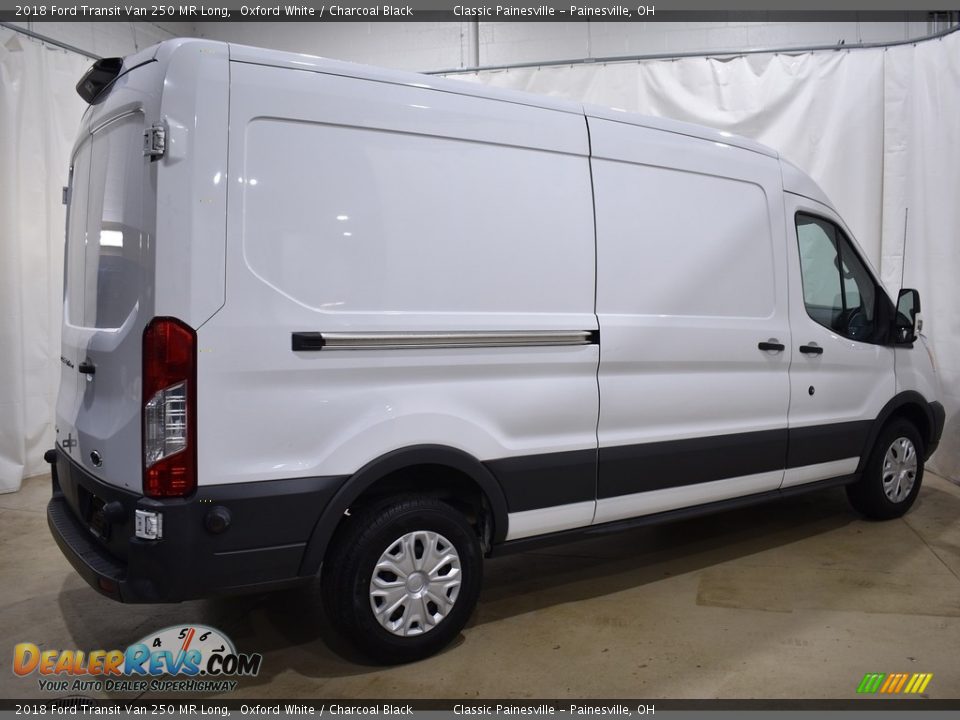 Oxford White 2018 Ford Transit Van 250 MR Long Photo #2