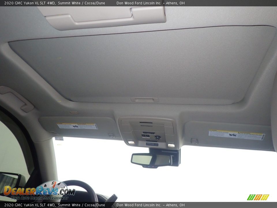 2020 GMC Yukon XL SLT 4WD Summit White / Cocoa/Dune Photo #2