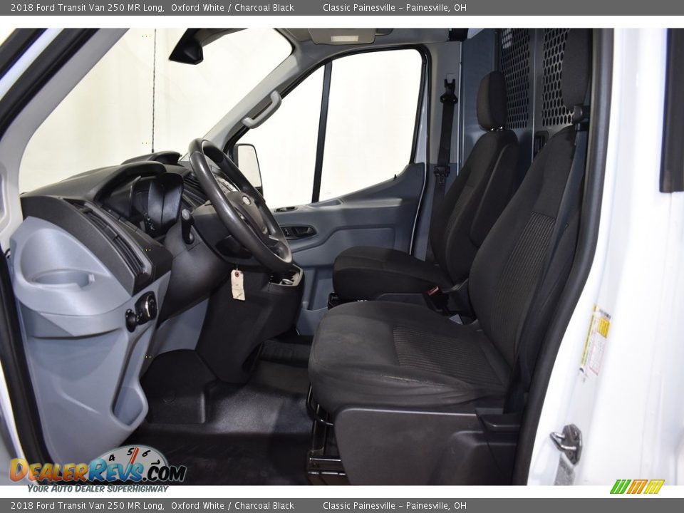 Front Seat of 2018 Ford Transit Van 250 MR Long Photo #6