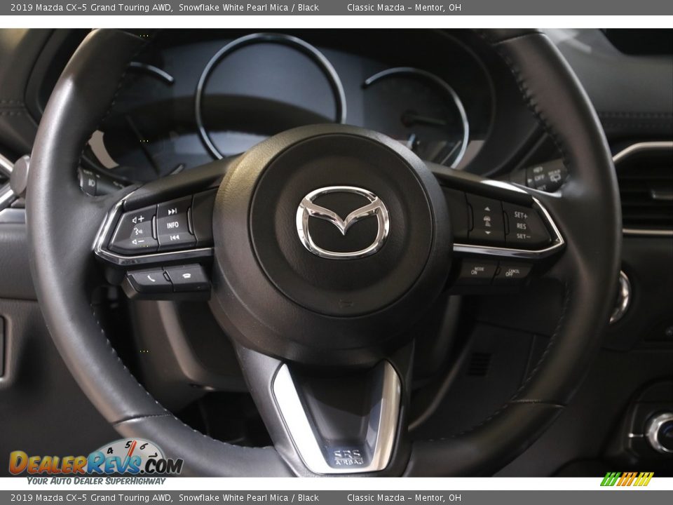 2019 Mazda CX-5 Grand Touring AWD Snowflake White Pearl Mica / Black Photo #7