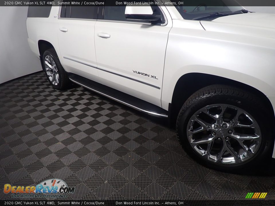 2020 GMC Yukon XL SLT 4WD Summit White / Cocoa/Dune Photo #8