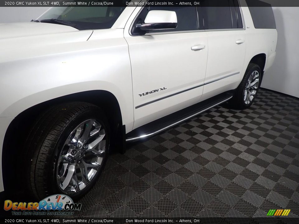 2020 GMC Yukon XL SLT 4WD Summit White / Cocoa/Dune Photo #14