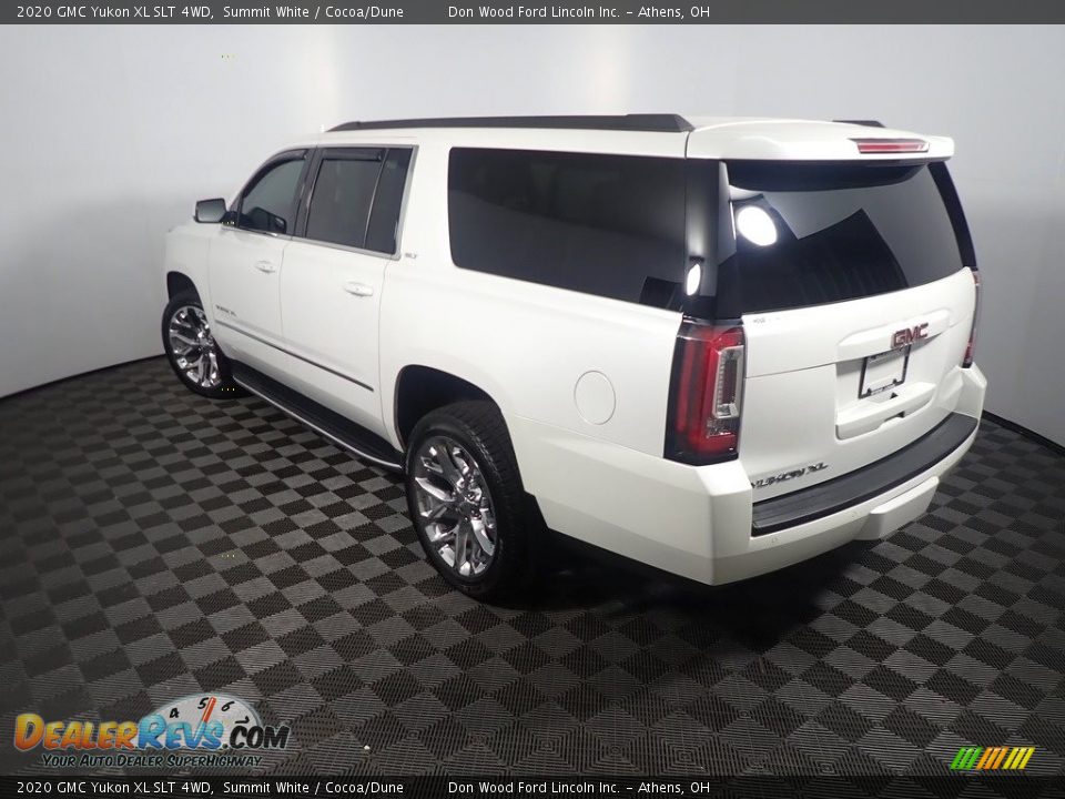 2020 GMC Yukon XL SLT 4WD Summit White / Cocoa/Dune Photo #16