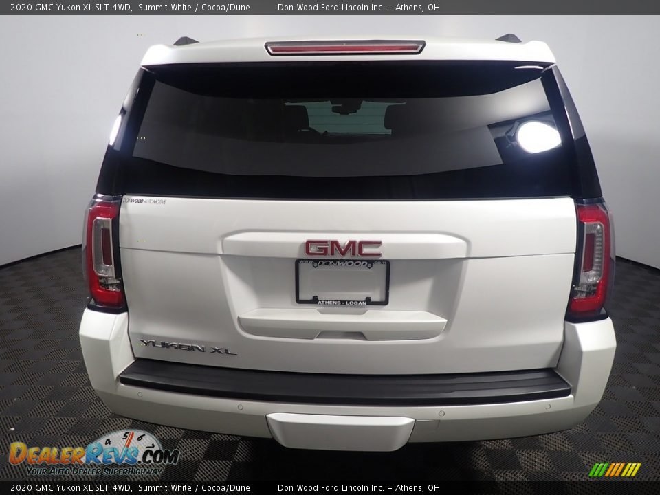 2020 GMC Yukon XL SLT 4WD Summit White / Cocoa/Dune Photo #17