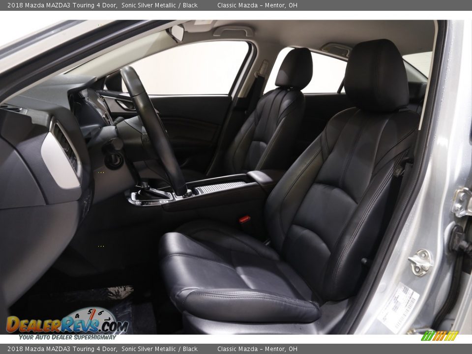 2018 Mazda MAZDA3 Touring 4 Door Sonic Silver Metallic / Black Photo #5