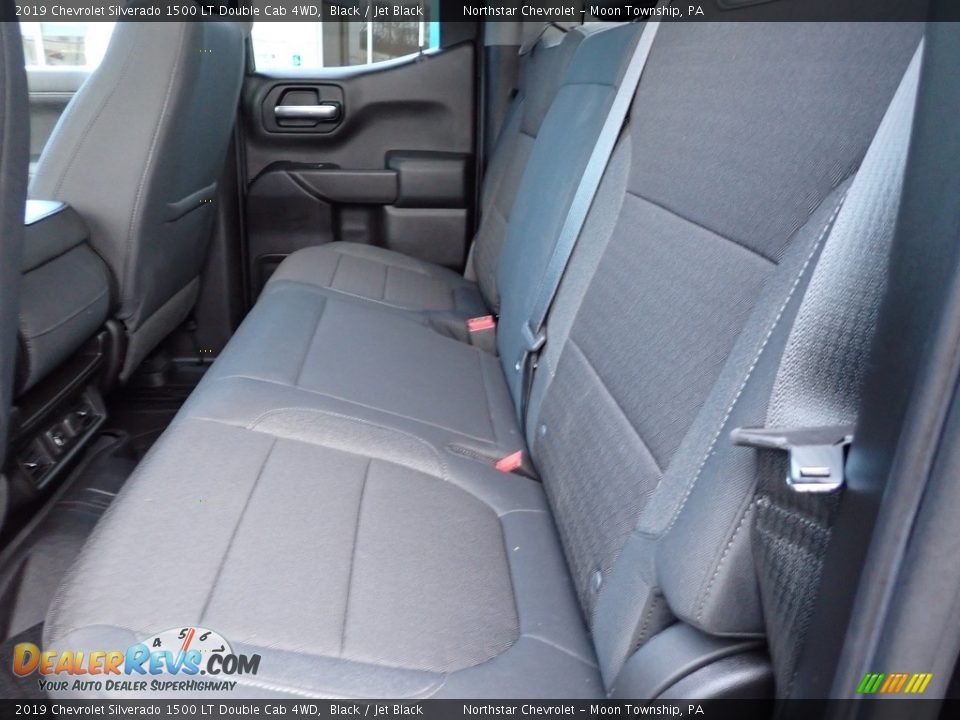 2019 Chevrolet Silverado 1500 LT Double Cab 4WD Black / Jet Black Photo #22