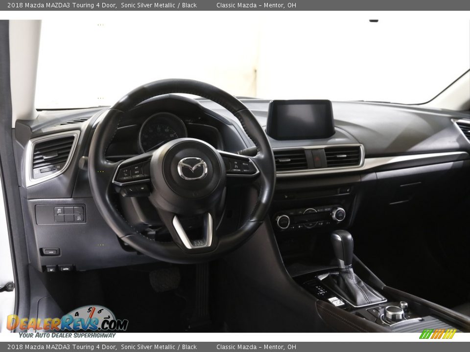 2018 Mazda MAZDA3 Touring 4 Door Sonic Silver Metallic / Black Photo #6