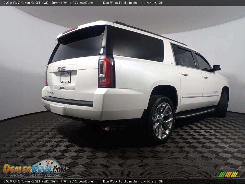 2020 GMC Yukon XL SLT 4WD Summit White / Cocoa/Dune Photo #20