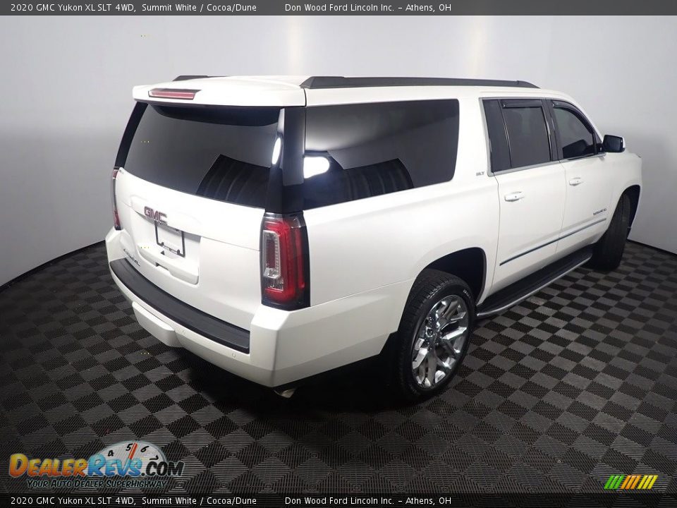 2020 GMC Yukon XL SLT 4WD Summit White / Cocoa/Dune Photo #21