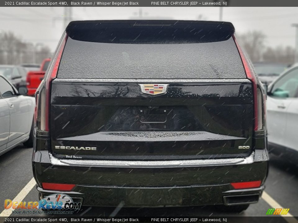 2021 Cadillac Escalade Sport 4WD Black Raven / Whisper Beige/Jet Black Photo #4