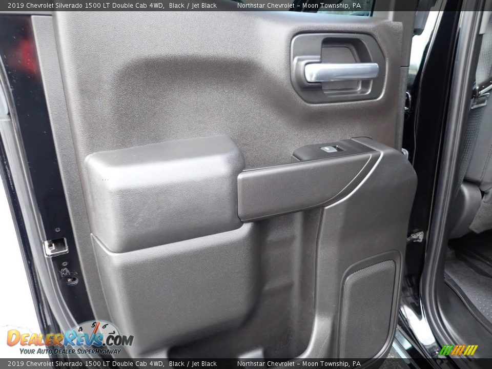 2019 Chevrolet Silverado 1500 LT Double Cab 4WD Black / Jet Black Photo #24