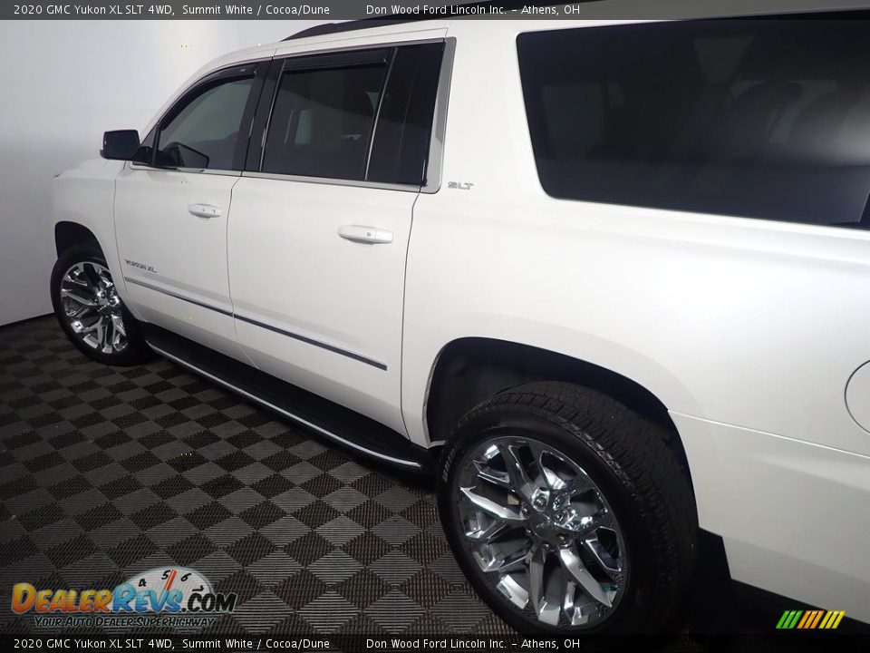 2020 GMC Yukon XL SLT 4WD Summit White / Cocoa/Dune Photo #22