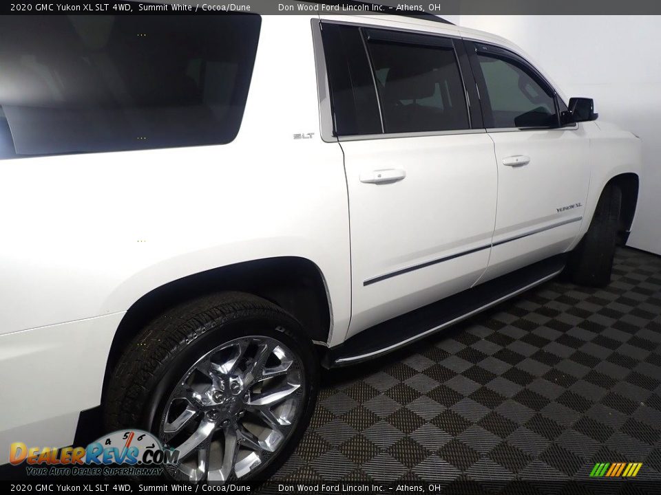 2020 GMC Yukon XL SLT 4WD Summit White / Cocoa/Dune Photo #23