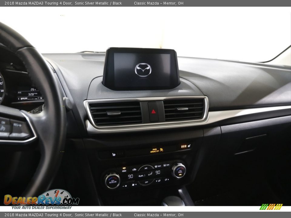 2018 Mazda MAZDA3 Touring 4 Door Sonic Silver Metallic / Black Photo #9