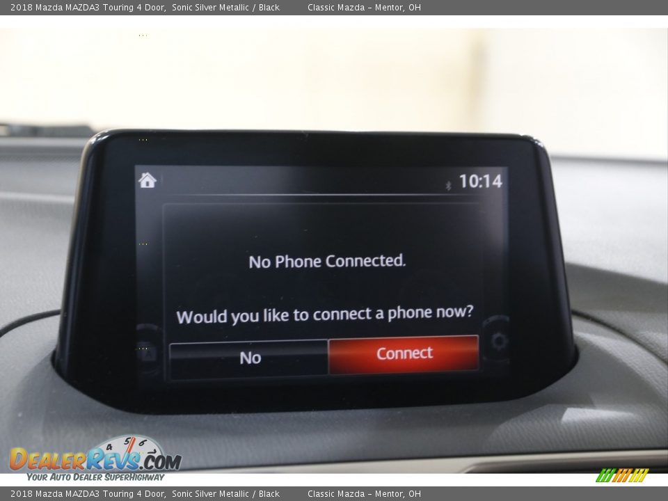 2018 Mazda MAZDA3 Touring 4 Door Sonic Silver Metallic / Black Photo #10