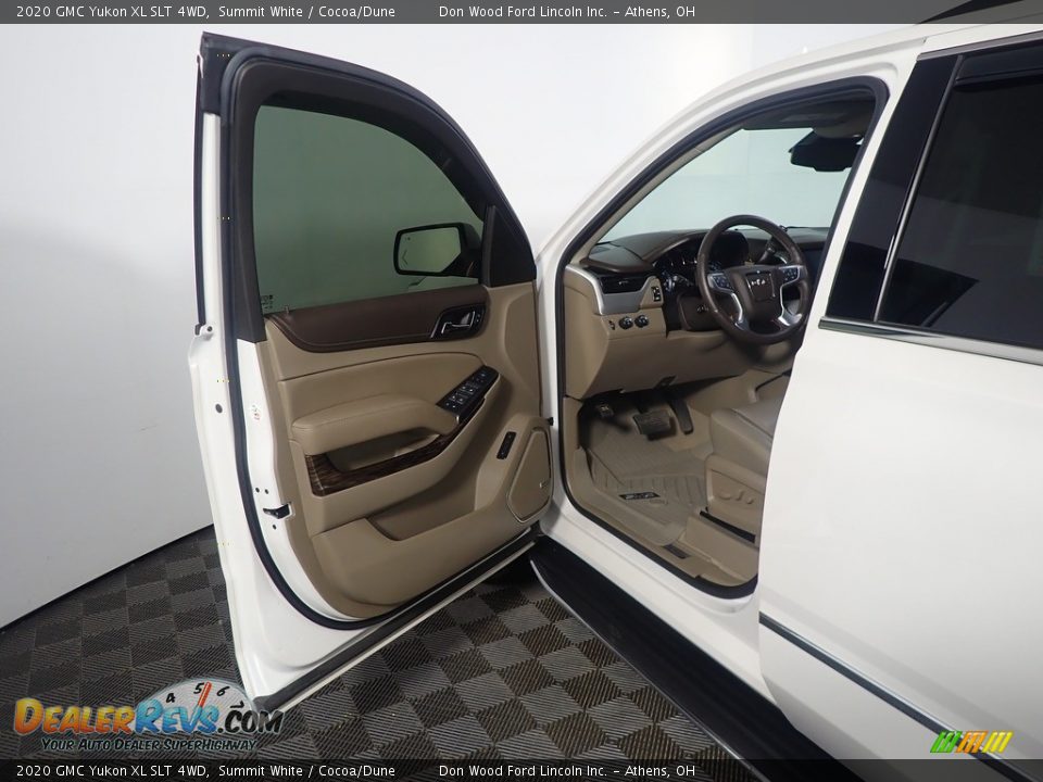 2020 GMC Yukon XL SLT 4WD Summit White / Cocoa/Dune Photo #24