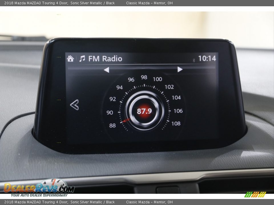2018 Mazda MAZDA3 Touring 4 Door Sonic Silver Metallic / Black Photo #11