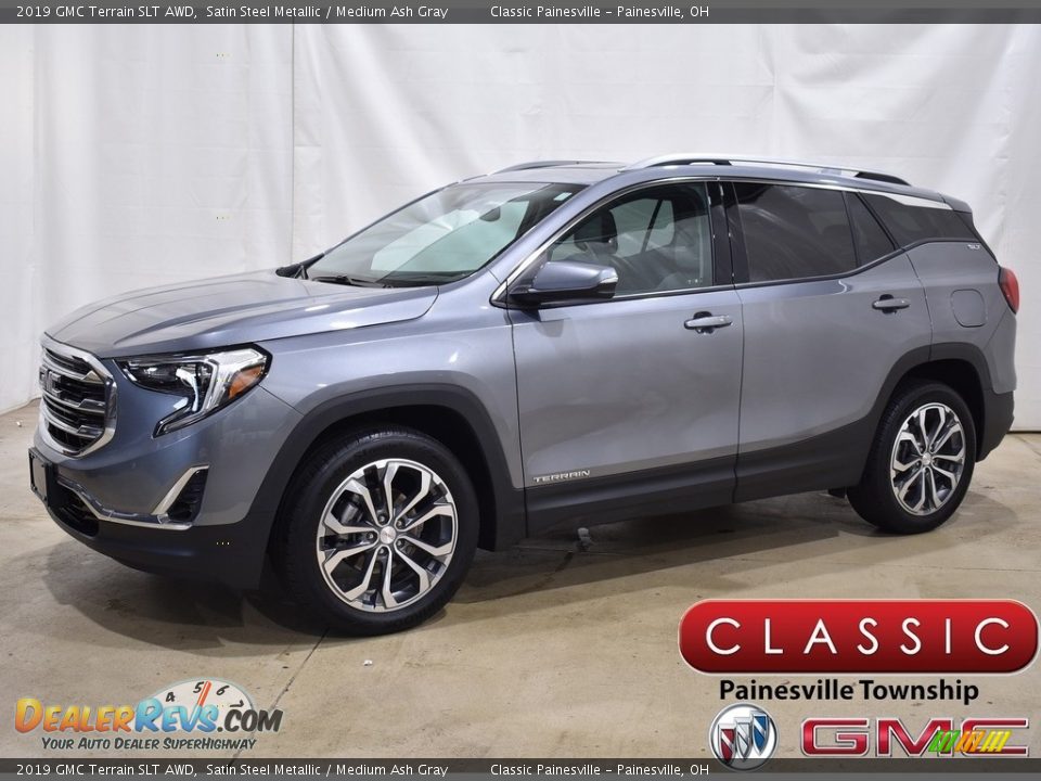 2019 GMC Terrain SLT AWD Satin Steel Metallic / Medium Ash Gray Photo #1