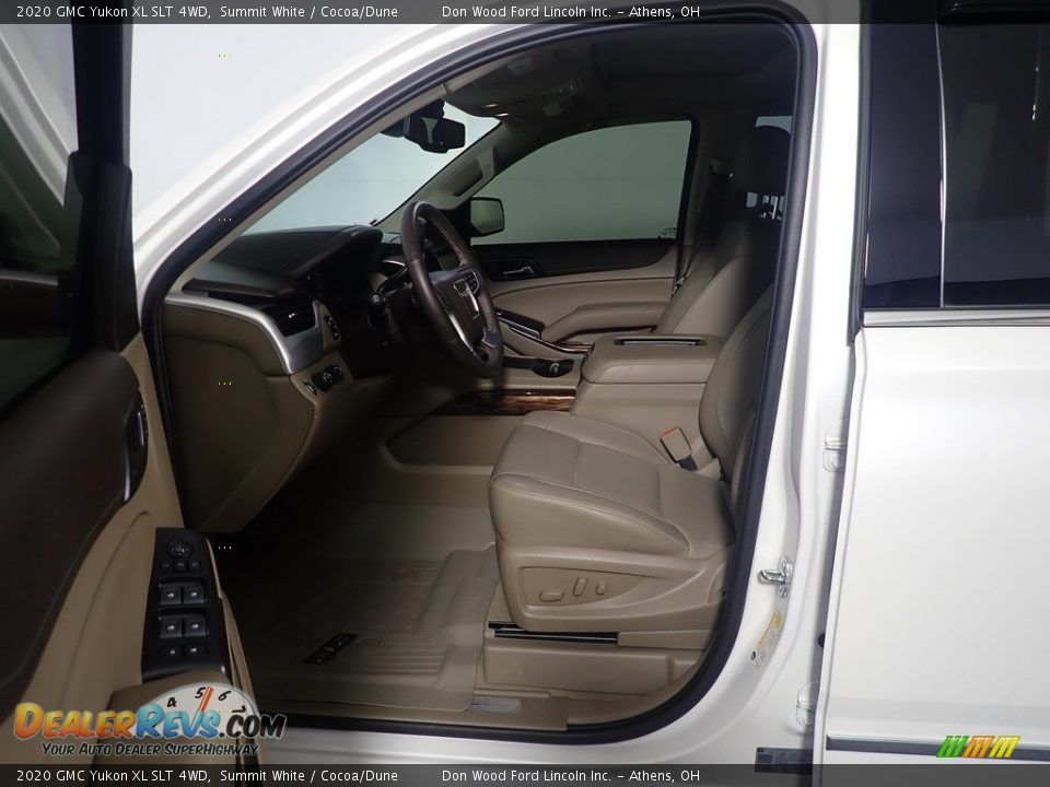 2020 GMC Yukon XL SLT 4WD Summit White / Cocoa/Dune Photo #26