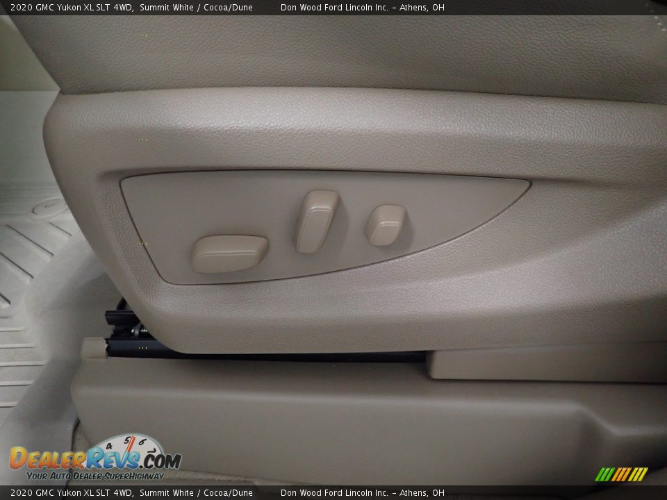 2020 GMC Yukon XL SLT 4WD Summit White / Cocoa/Dune Photo #27