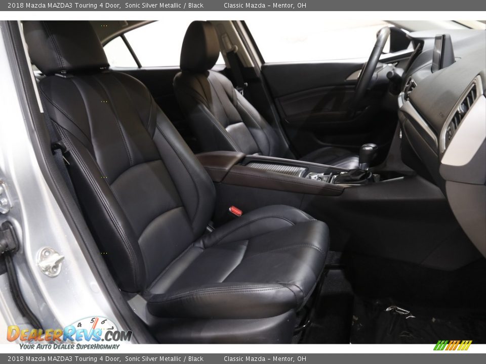 2018 Mazda MAZDA3 Touring 4 Door Sonic Silver Metallic / Black Photo #14