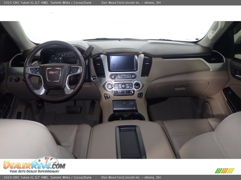 2020 GMC Yukon XL SLT 4WD Summit White / Cocoa/Dune Photo #28