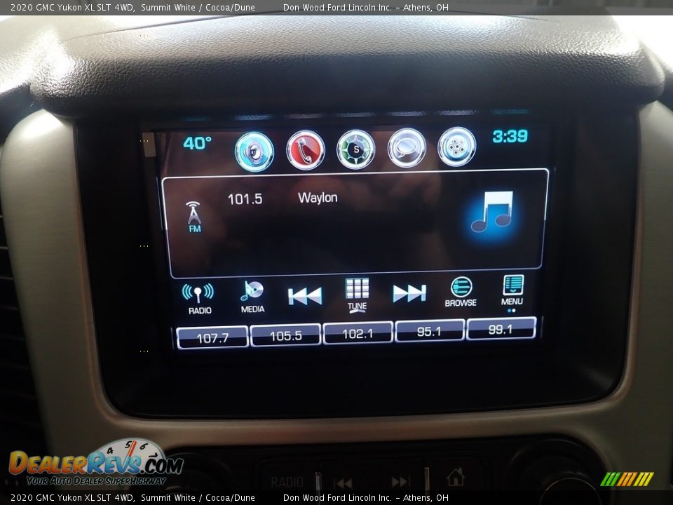 2020 GMC Yukon XL SLT 4WD Summit White / Cocoa/Dune Photo #30