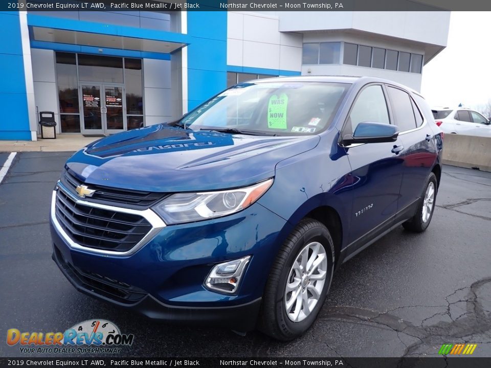 2019 Chevrolet Equinox LT AWD Pacific Blue Metallic / Jet Black Photo #2