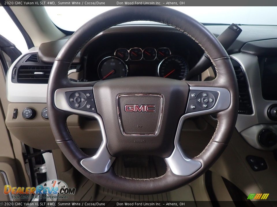 2020 GMC Yukon XL SLT 4WD Summit White / Cocoa/Dune Photo #31