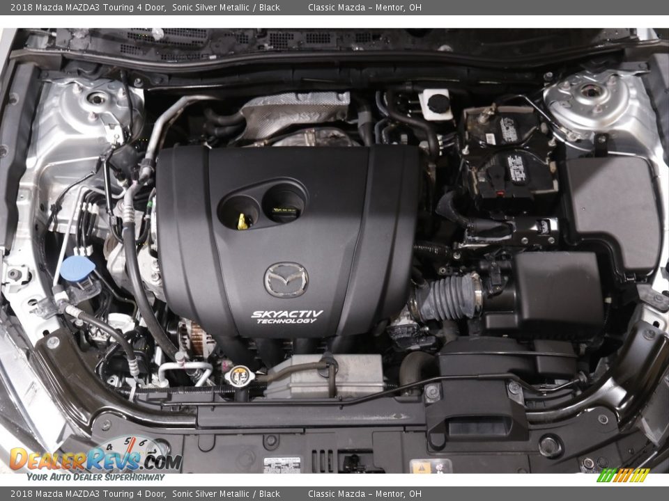 2018 Mazda MAZDA3 Touring 4 Door Sonic Silver Metallic / Black Photo #18
