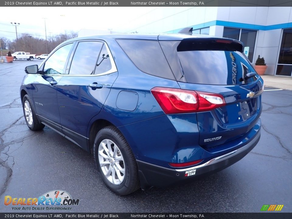 2019 Chevrolet Equinox LT AWD Pacific Blue Metallic / Jet Black Photo #4