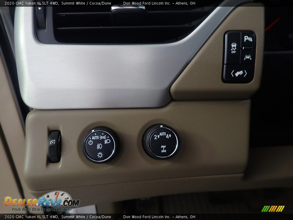 2020 GMC Yukon XL SLT 4WD Summit White / Cocoa/Dune Photo #35