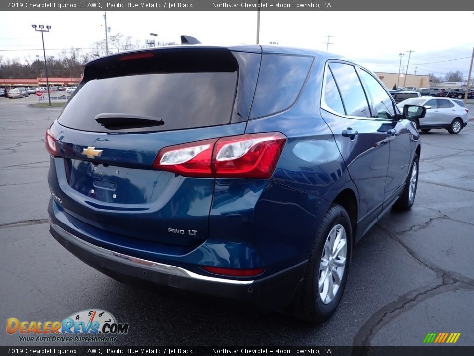 2019 Chevrolet Equinox LT AWD Pacific Blue Metallic / Jet Black Photo #7