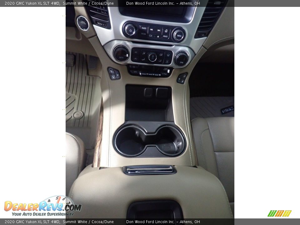 2020 GMC Yukon XL SLT 4WD Summit White / Cocoa/Dune Photo #36