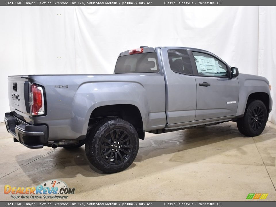 2021 GMC Canyon Elevation Extended Cab 4x4 Satin Steel Metallic / Jet Black/Dark Ash Photo #2