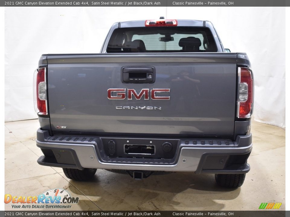 2021 GMC Canyon Elevation Extended Cab 4x4 Satin Steel Metallic / Jet Black/Dark Ash Photo #3