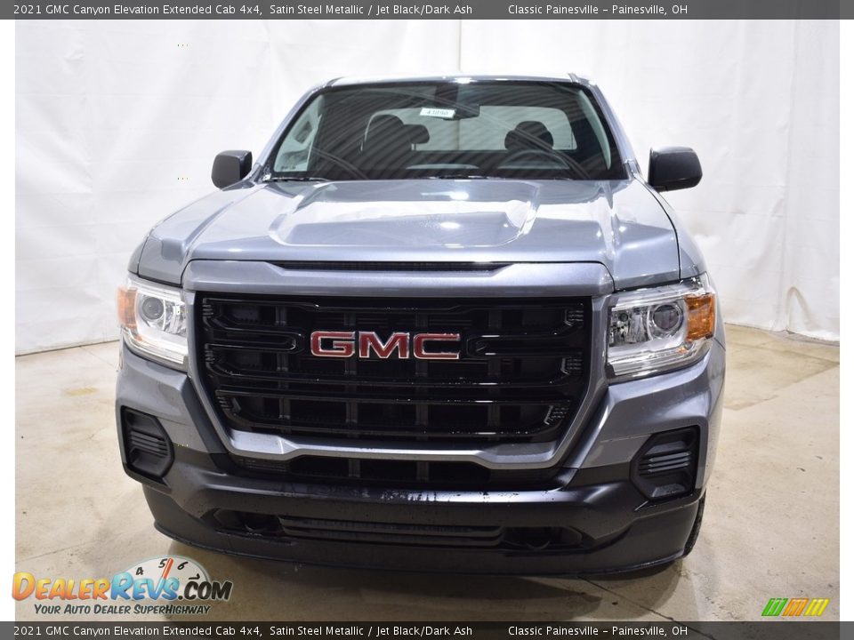 2021 GMC Canyon Elevation Extended Cab 4x4 Satin Steel Metallic / Jet Black/Dark Ash Photo #4