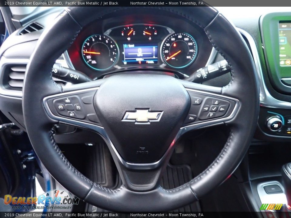 2019 Chevrolet Equinox LT AWD Pacific Blue Metallic / Jet Black Photo #26