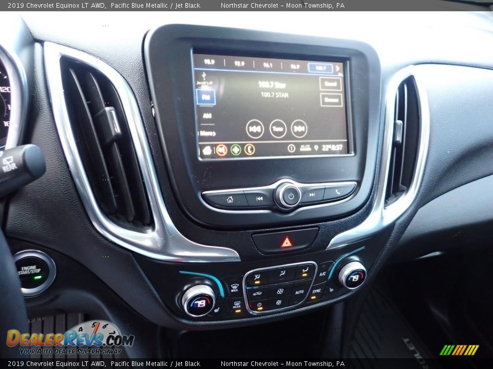 2019 Chevrolet Equinox LT AWD Pacific Blue Metallic / Jet Black Photo #27