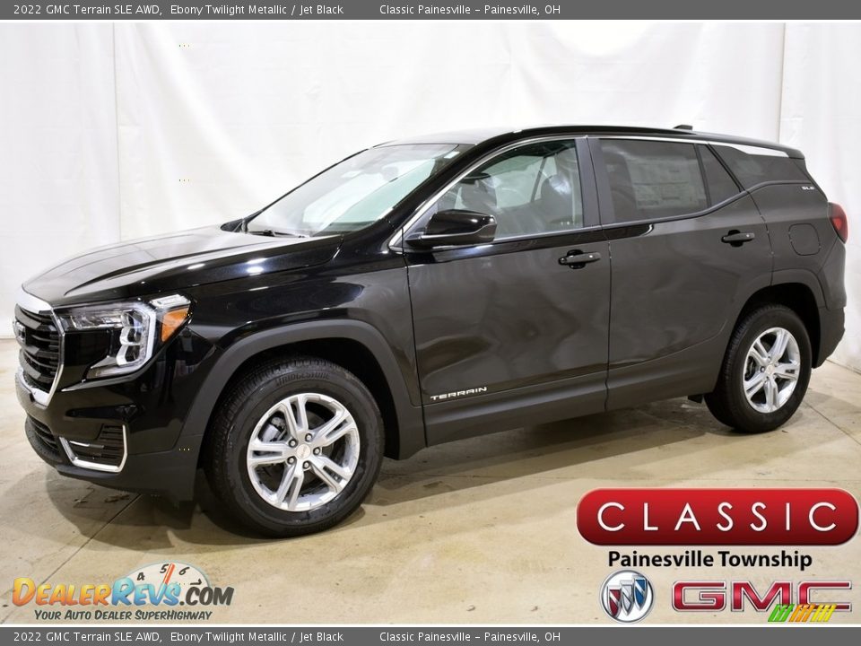 2022 GMC Terrain SLE AWD Ebony Twilight Metallic / Jet Black Photo #1