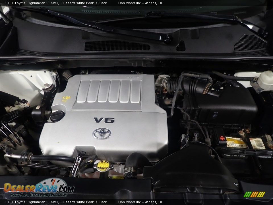 2013 Toyota Highlander SE 4WD Blizzard White Pearl / Black Photo #9