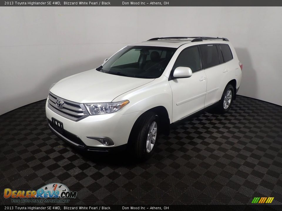 2013 Toyota Highlander SE 4WD Blizzard White Pearl / Black Photo #11