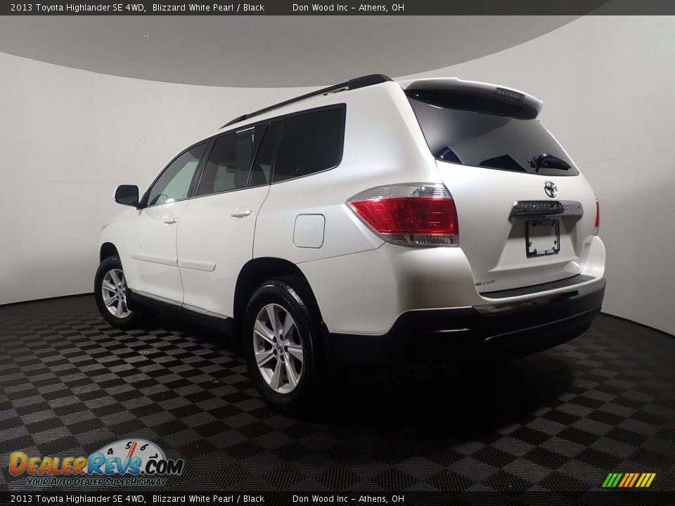 2013 Toyota Highlander SE 4WD Blizzard White Pearl / Black Photo #13