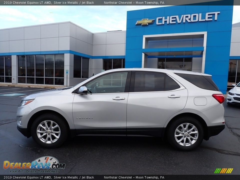 2019 Chevrolet Equinox LT AWD Silver Ice Metallic / Jet Black Photo #3