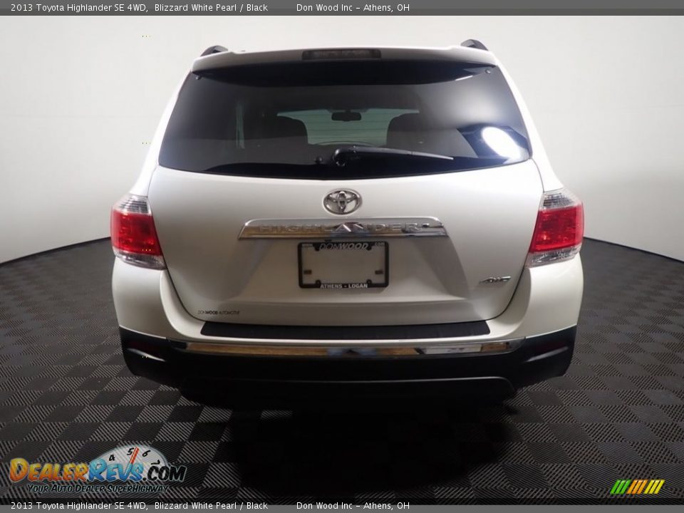 2013 Toyota Highlander SE 4WD Blizzard White Pearl / Black Photo #15