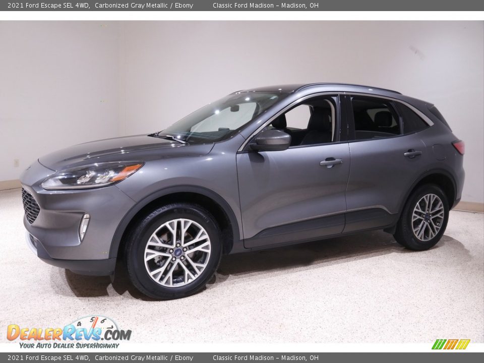 2021 Ford Escape SEL 4WD Carbonized Gray Metallic / Ebony Photo #3