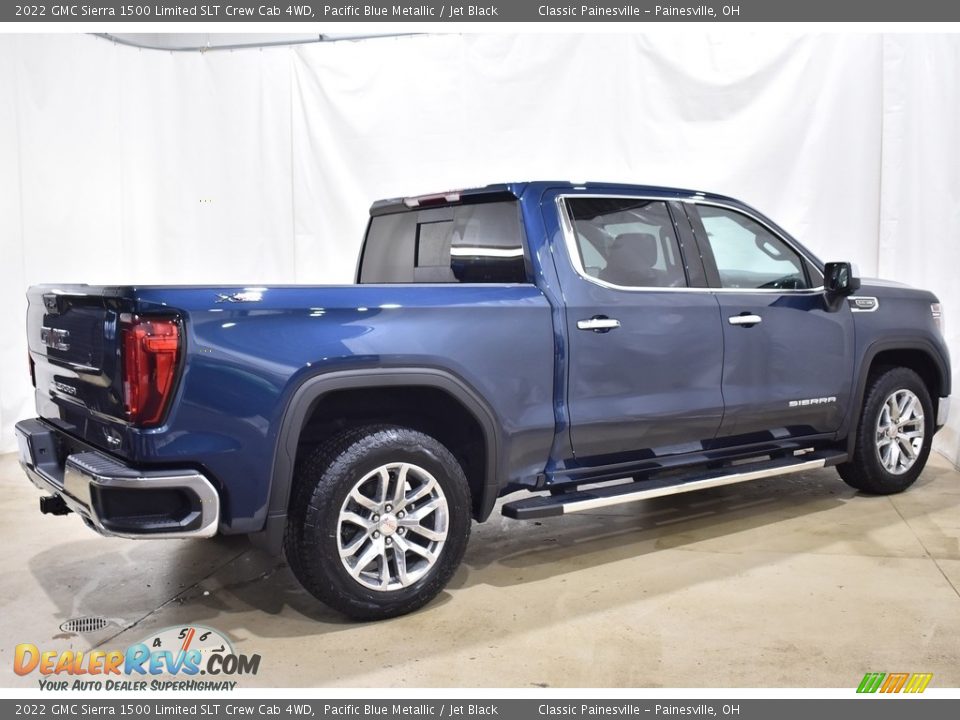 2022 GMC Sierra 1500 Limited SLT Crew Cab 4WD Pacific Blue Metallic / Jet Black Photo #2