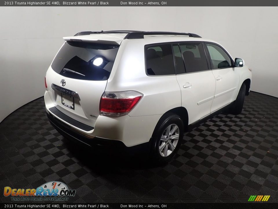 2013 Toyota Highlander SE 4WD Blizzard White Pearl / Black Photo #20