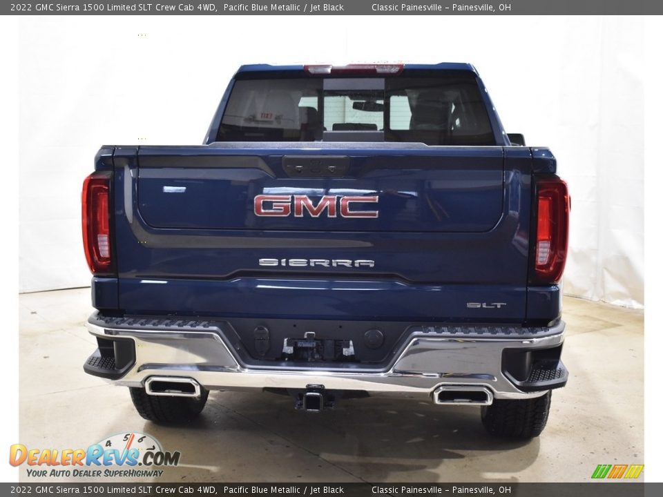 2022 GMC Sierra 1500 Limited SLT Crew Cab 4WD Pacific Blue Metallic / Jet Black Photo #3