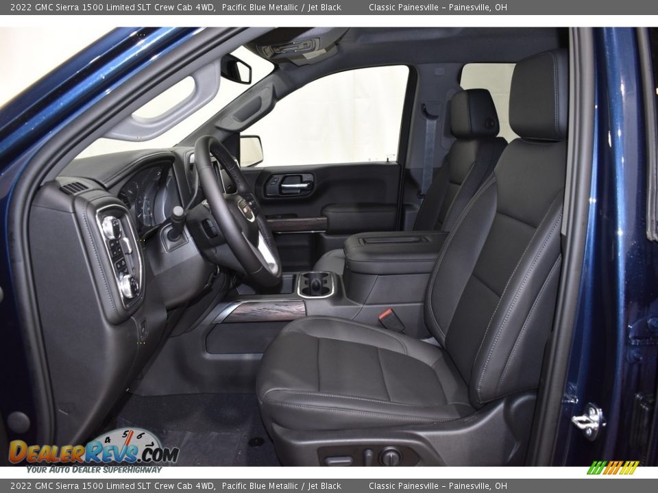 2022 GMC Sierra 1500 Limited SLT Crew Cab 4WD Pacific Blue Metallic / Jet Black Photo #6